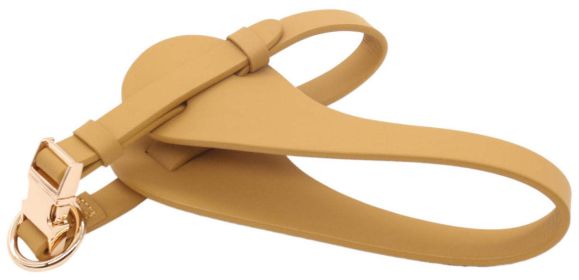 Pet Life 'Ever-Craft' Boutique Series Adjustable Designer Leather Dog Harness (Color: Apricot)