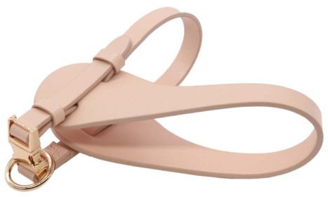 Pet Life 'Ever-Craft' Boutique Series Adjustable Designer Leather Dog Harness (Color: Pink)