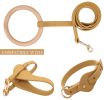 Pet Life 'Ever-Craft' Boutique Series Beechwood and Leather Designer Dog Leash