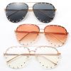 Frameless Sunglasses Cross border Punk Personality Rivets Sunglasses Fashion Toad Sunglasses